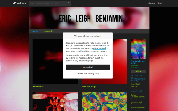 ericleighbenjamin.bandcamp.com