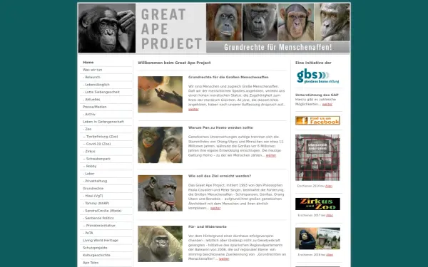 www.greatapeproject.de