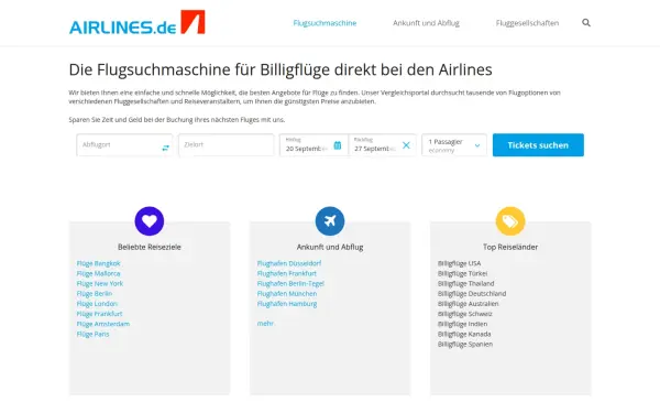 www.airlines.de