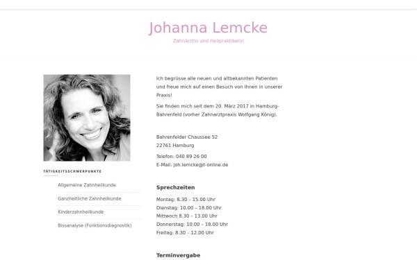 johannalemcke.de