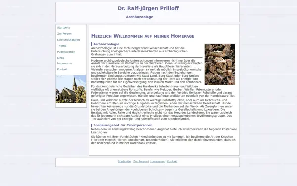 archaeozoologie-prilloff.de