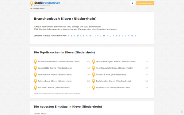 kleve-niederrhein.stadtbranchenbuch.com