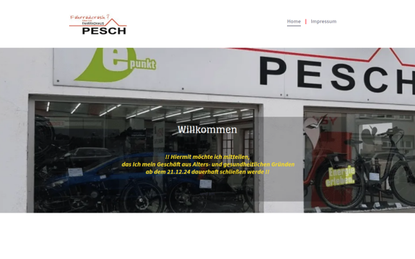 www.fahrradhaus-pesch.de