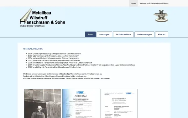 metallbau-hanschmann.de