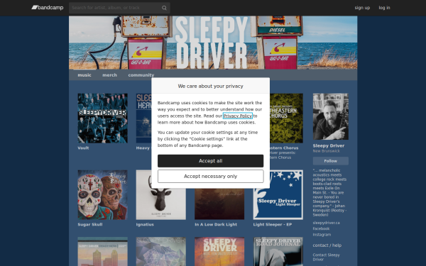 sleepydriver.bandcamp.com