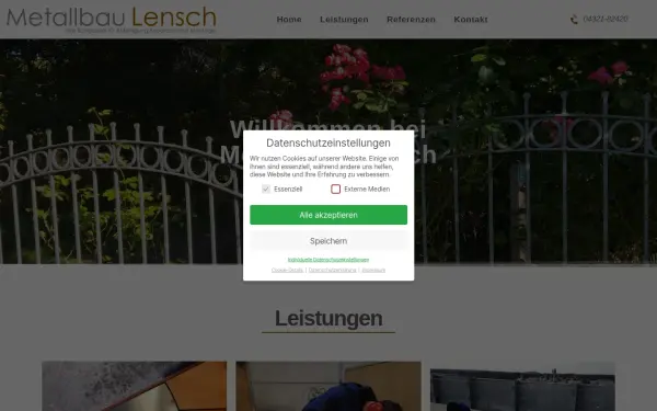 metallbau-lensch.de