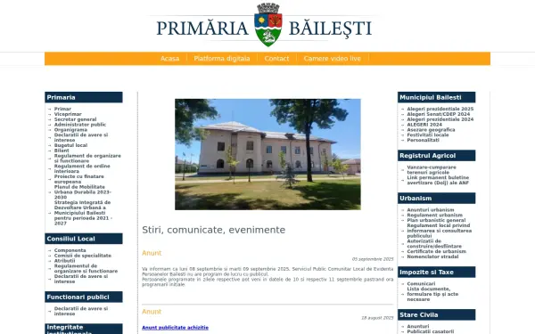 primariabailesti.ro