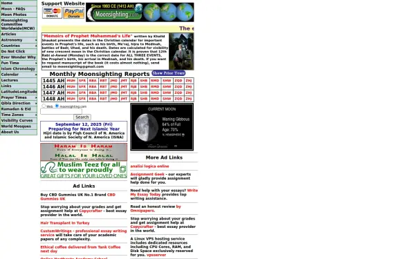 moonsighting.com