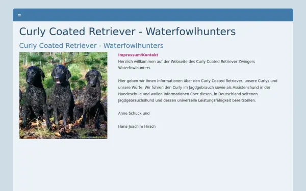 curlycoatedretriever.de