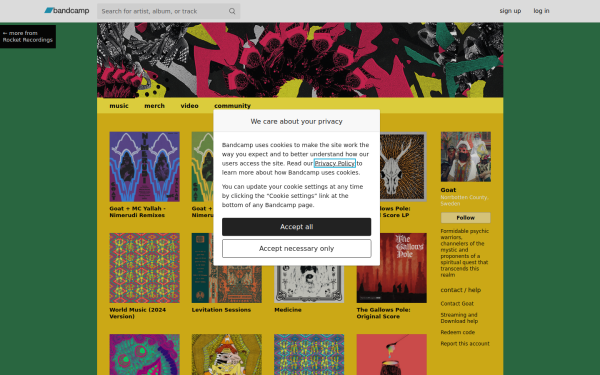 goat.bandcamp.com
