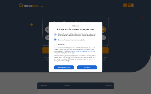 www.trashmail.de