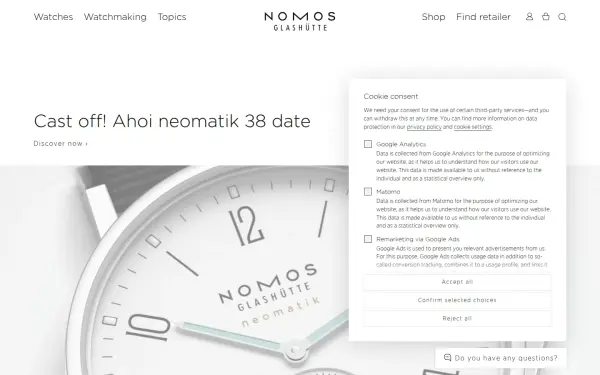 nomos-glashuette.com