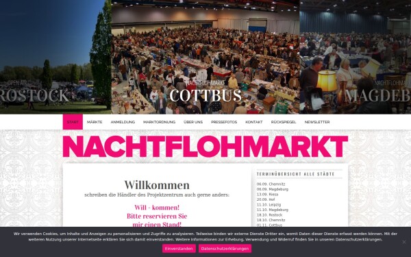 www.nachtflohmaerkte.de
