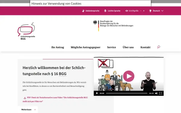www.schlichtungsstelle-bgg.de