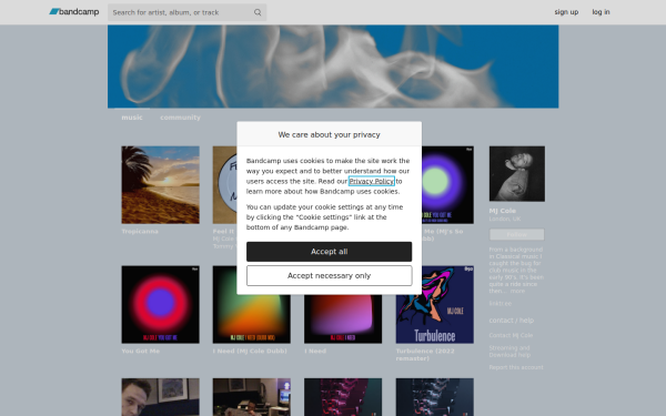 mjcole.bandcamp.com