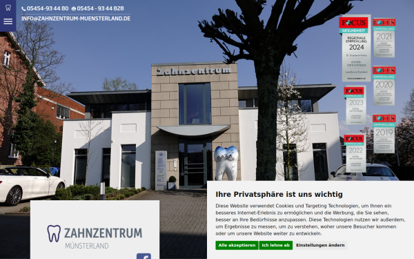 zahnzentrum-muensterland.de
