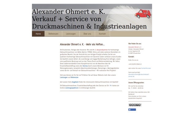 www.gebrauchtmaschinenhandel-ohmert.com
