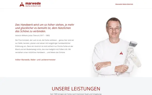 www.marwede-malereibetrieb.de
