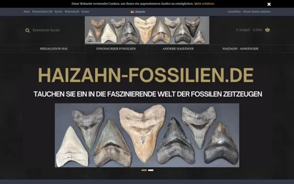 www.haizahn-fossilien.de