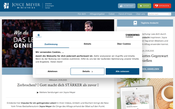 www.joyce-meyer.de