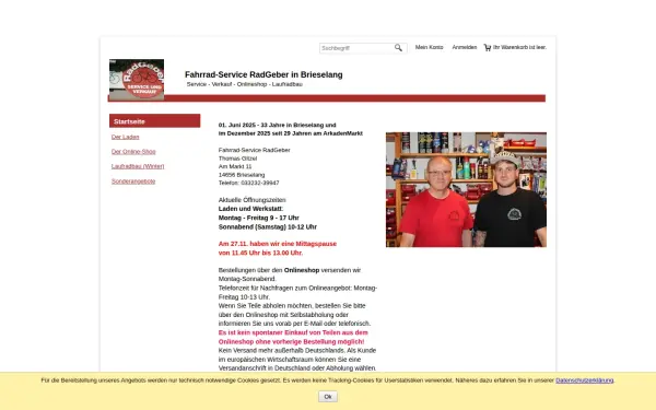 www.radgeber-brieselang.de