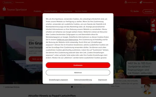 www.taunussparkasse.de