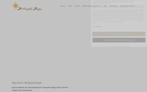 zahnaerztezeisig.de