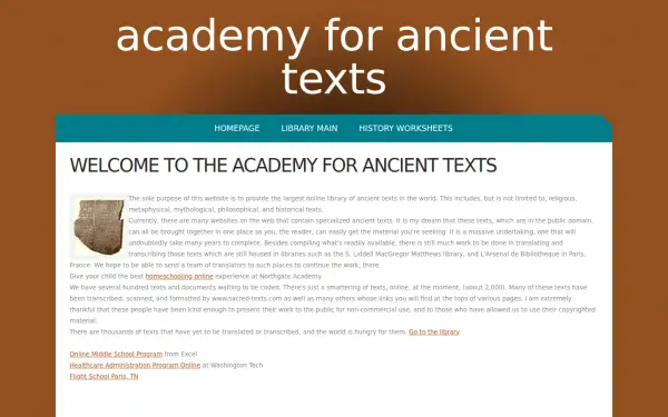 ancienttexts.org