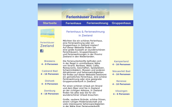 ferienhauser-zeeland.de