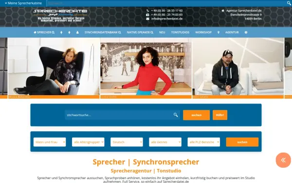 www.sprecherdatei.de