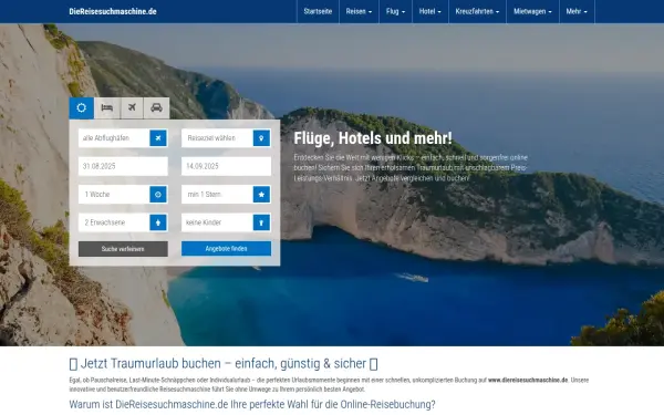 www.diereisesuchmaschine.de