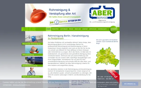 www.aber-rohrreinigung.de