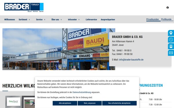 www.brader-baustoffe.de