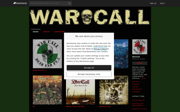 warcallmetal.bandcamp.com