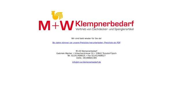 www.m-w-klempnerbedarf.de