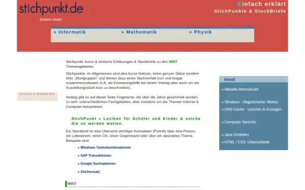 www.stichpunkt.de