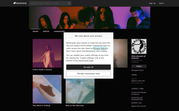 pinkbreathofheaven.bandcamp.com