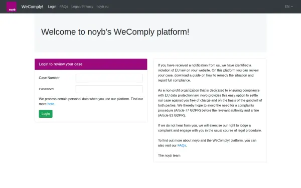 wecomply.noyb.eu