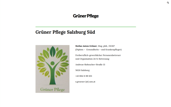 www.gruenerpflege.at