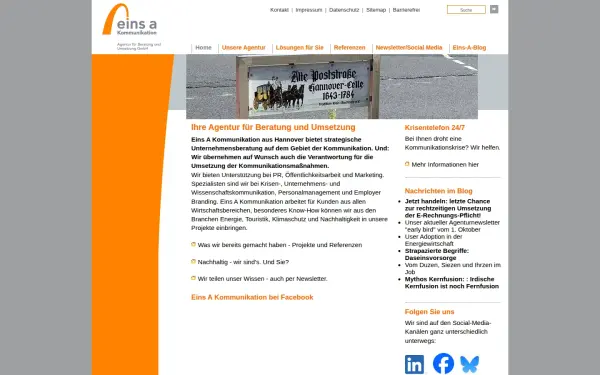 www.einsakommunikation.de