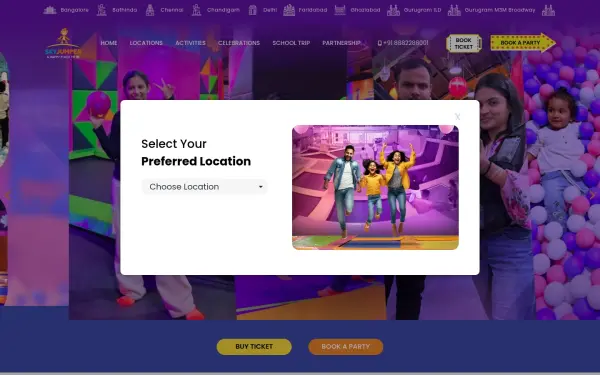 skyjumpertrampolinepark.com