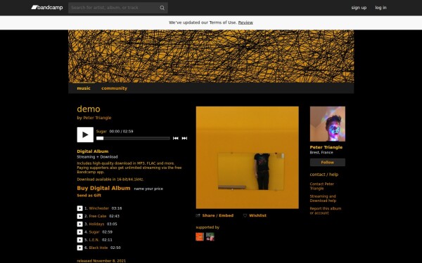 petertriangle.bandcamp.com