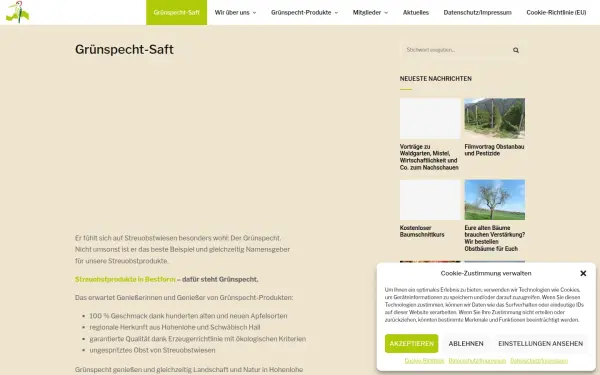 www.gruenspecht-saft.de