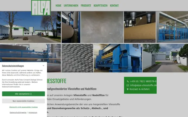 www.alpa-vliesstoffe.de