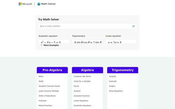math.microsoft.com
