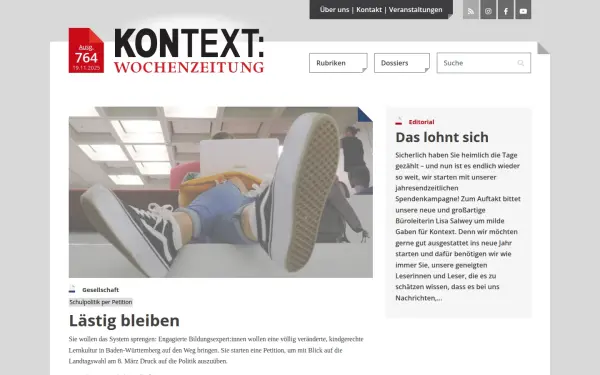www.kontextwochenzeitung.de