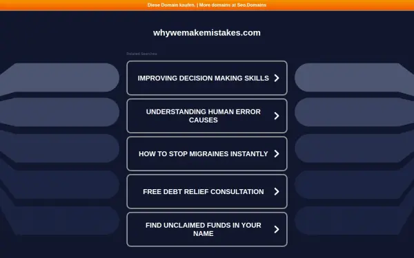 whywemakemistakes.com