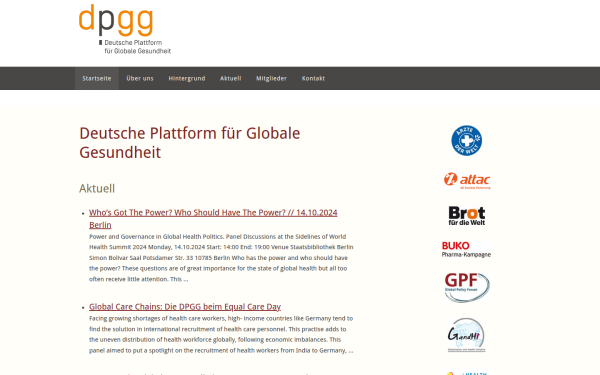 www.plattformglobalegesundheit.de