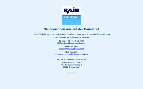 kaib-geruestbau.de