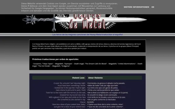 www.letrasdemetal.com
